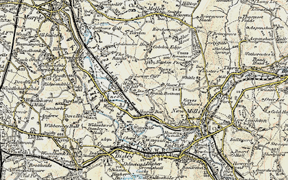 Old map of Brook Bottom in 1903