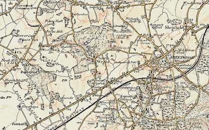 Old map of Langtons in 1898