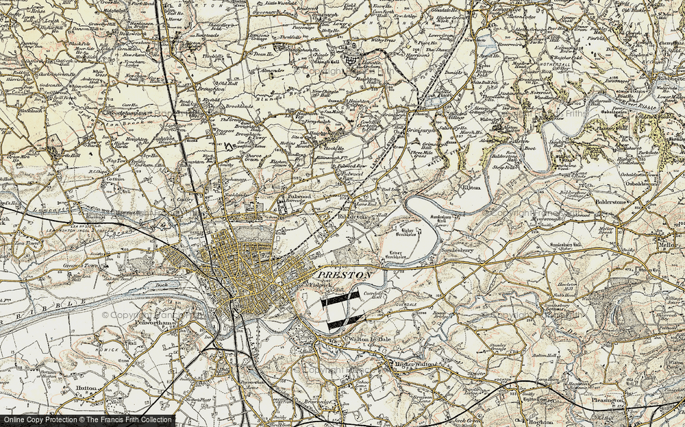 Old Map of Brookfield, 1903 in 1903