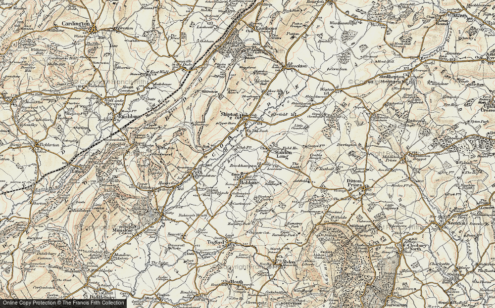Old Map of Brookhampton, 1902 in 1902