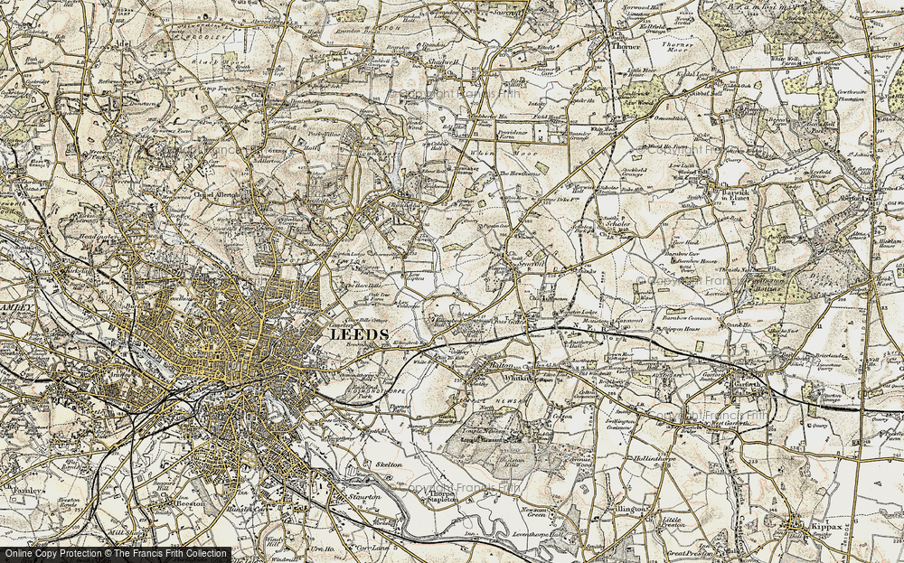 Old Map of Brooklands, 1903-1904 in 1903-1904