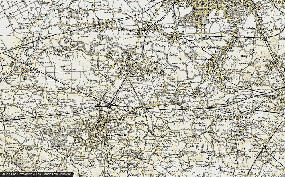 Old Map of Brooklands, 1903 in 1903