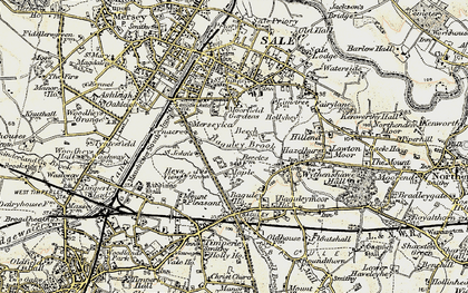 Old map of Brooklands in 1903
