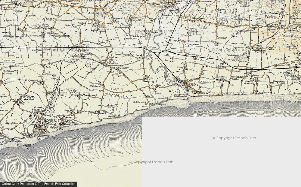 Old Map of Brookpits, 1897-1899 in 1897-1899