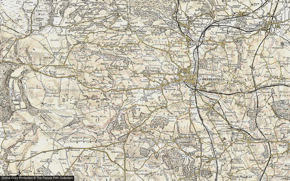 Old Map of Brookside, 1902-1903 in 1902-1903