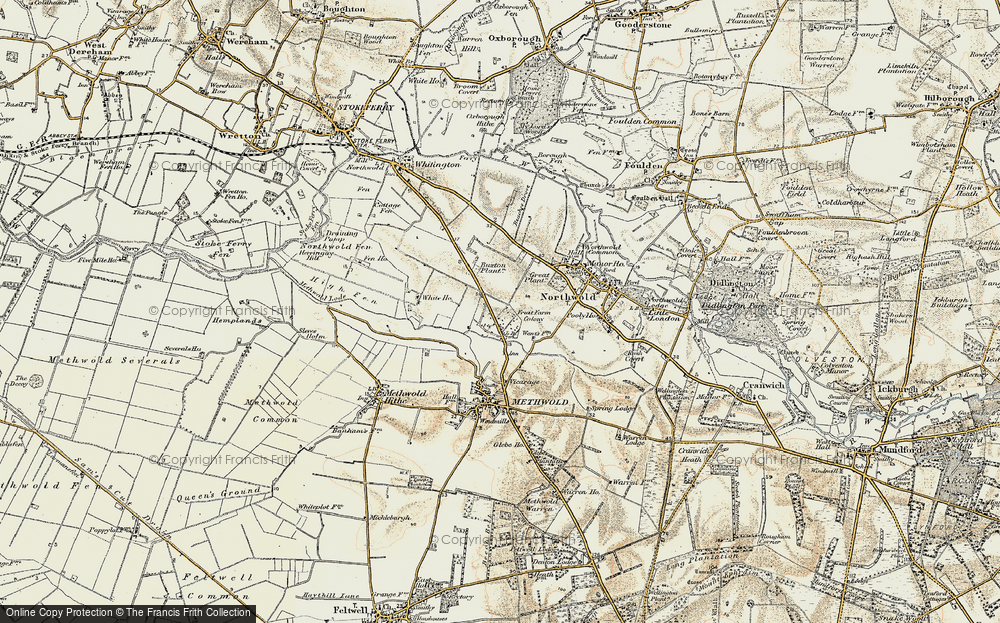 Old Map of Brookville, 1901-1902 in 1901-1902