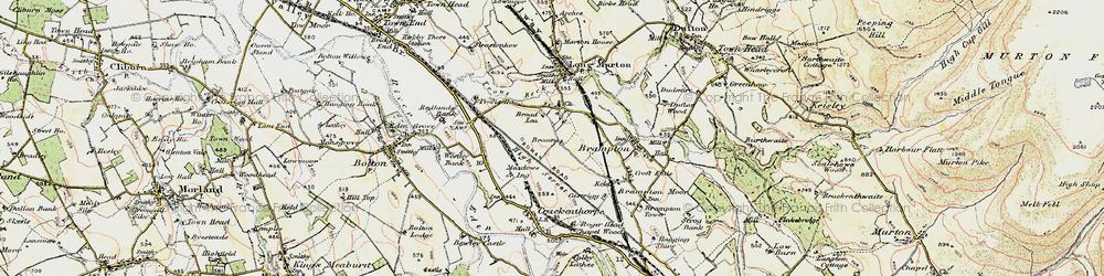 Old map of Broom in 1901-1904