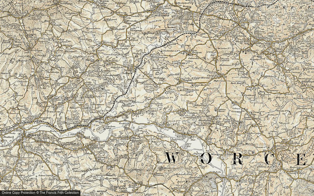 Old Map of Broombank, 1901-1902 in 1901-1902