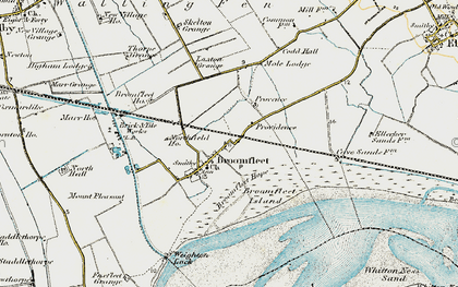 Old map of Whitton Island in 1903