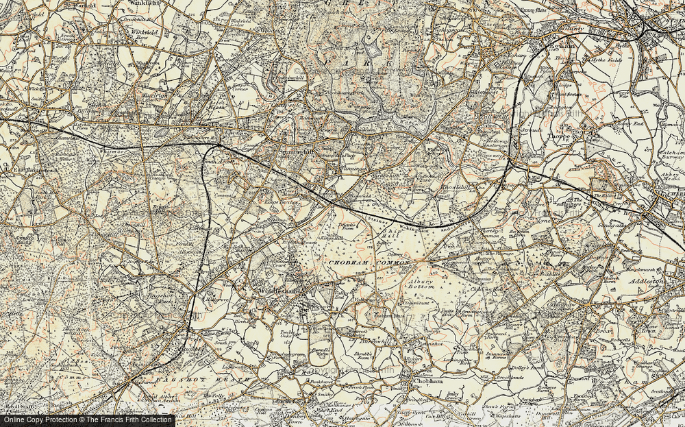 Old Map of Broomhall, 1897-1909 in 1897-1909