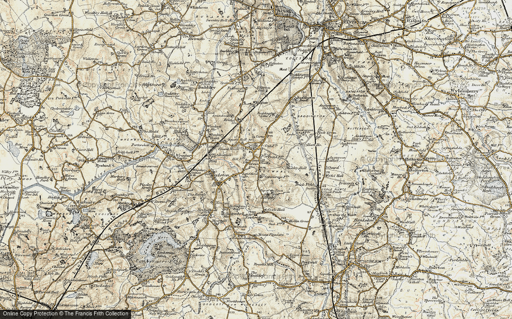 Old Map of Broomhall, 1902 in 1902