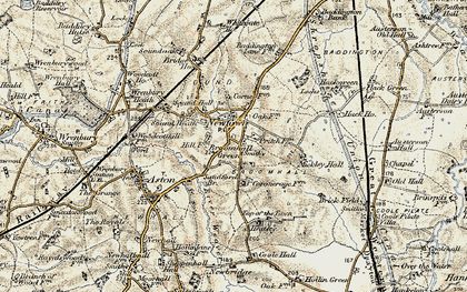 Old map of Broomhall Green in 1902