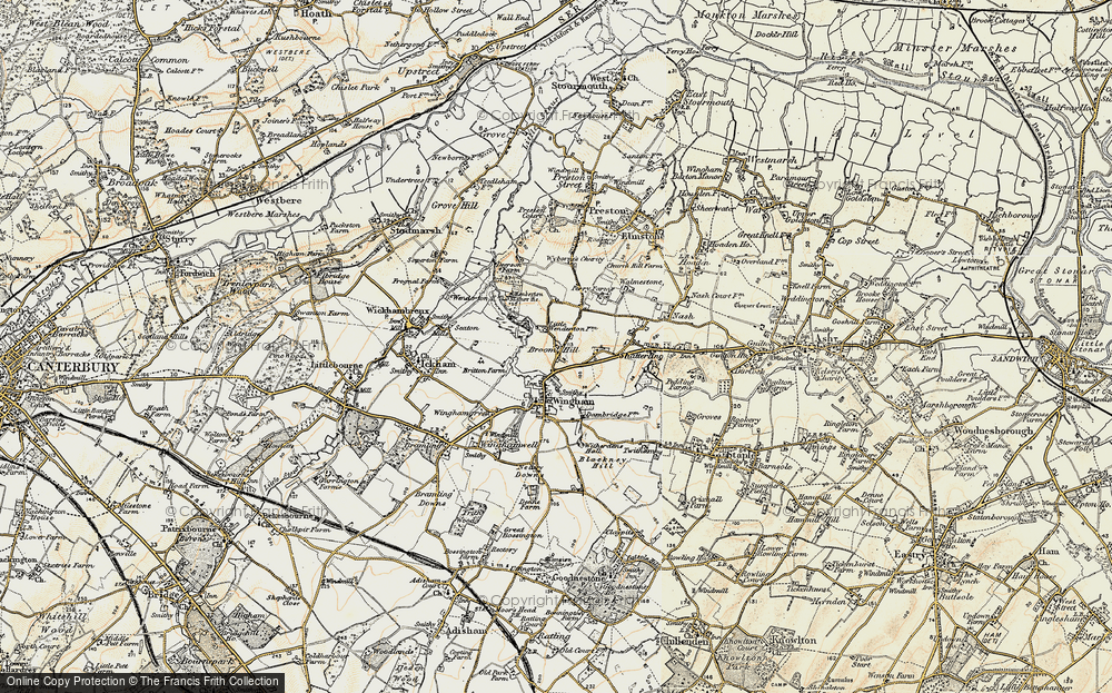 Old Map of Broomhill, 1898-1899 in 1898-1899