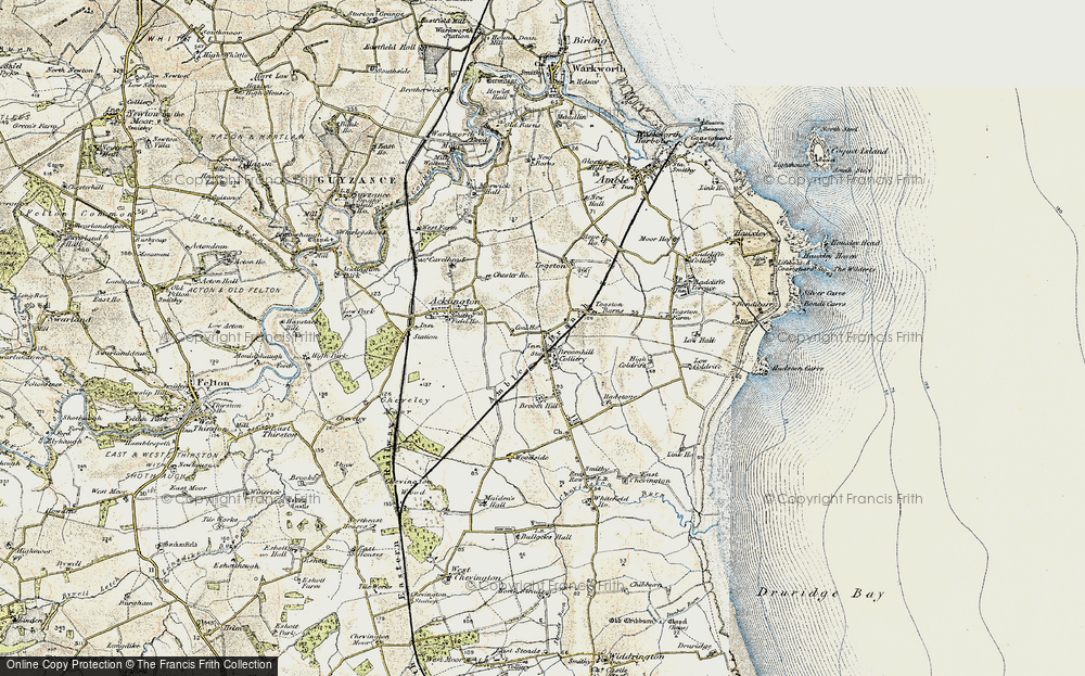 Old Map of Broomhill, 1901-1903 in 1901-1903