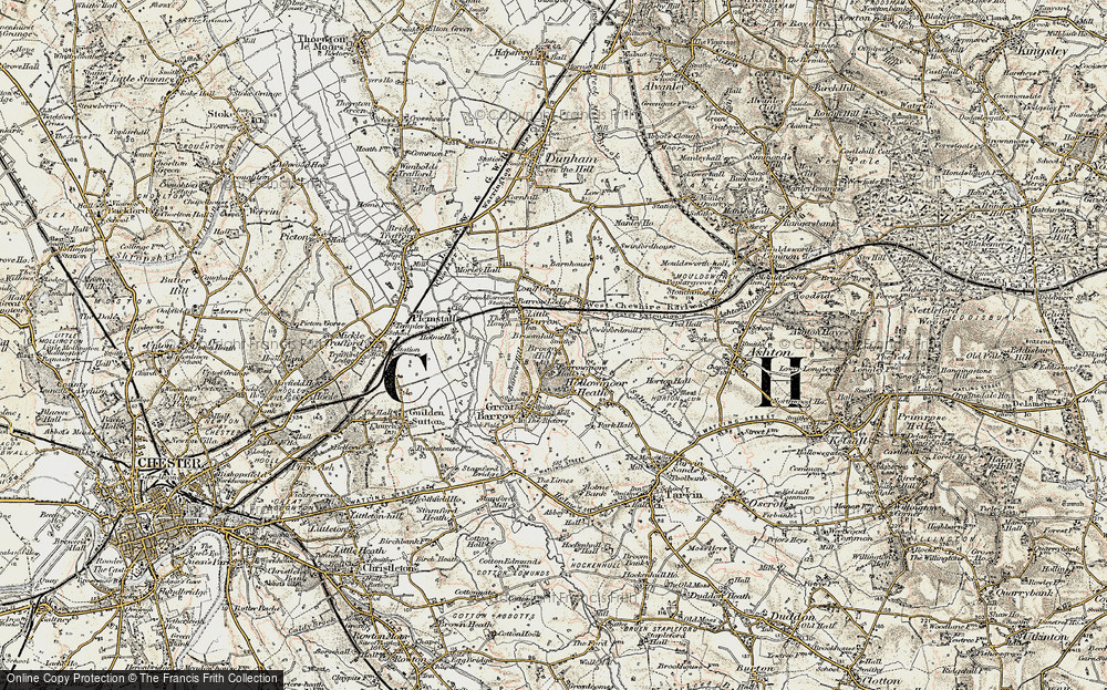 Old Map of Broomhill, 1902-1903 in 1902-1903