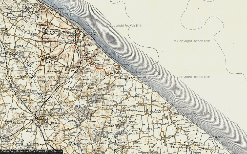 Old Map of Broomholm, 1901-1902 in 1901-1902
