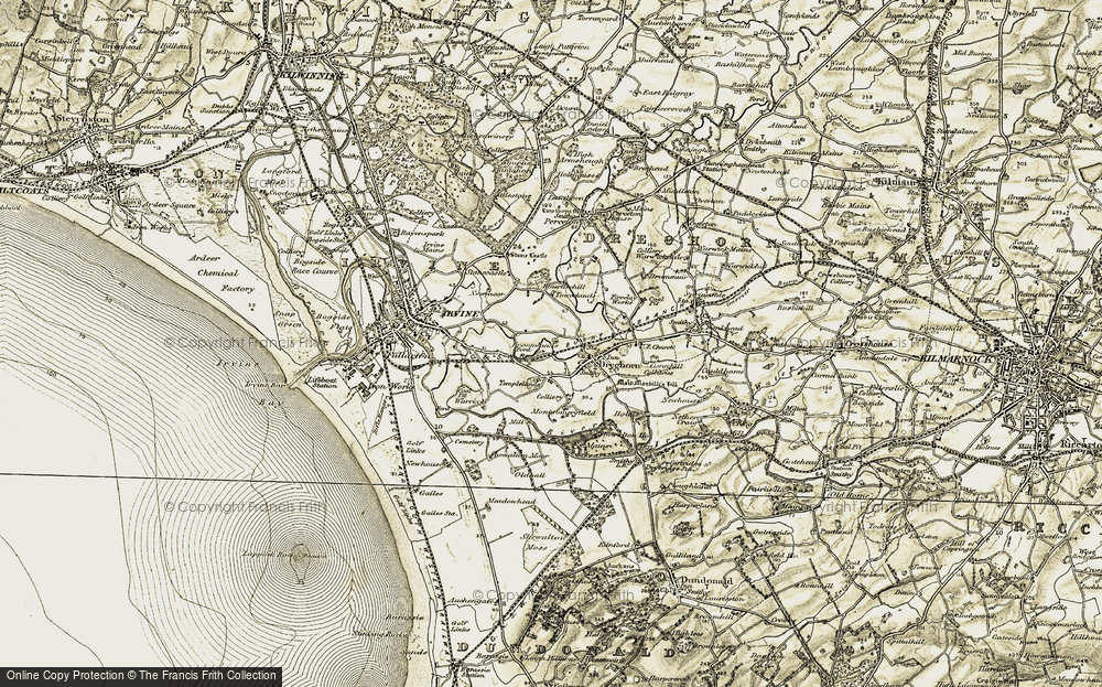 Old Map of Broomlands, 1905-1906 in 1905-1906