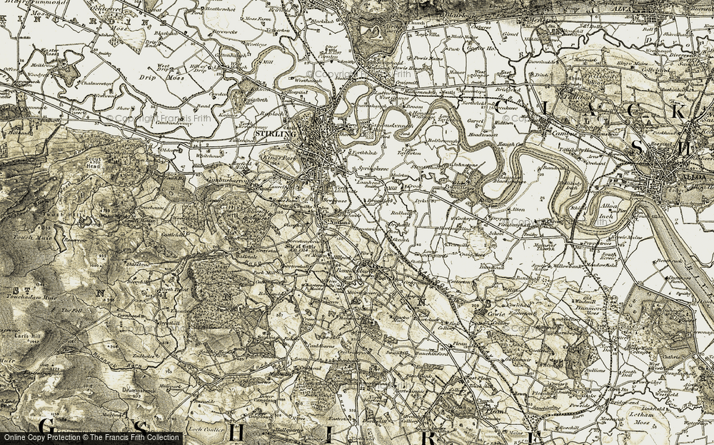 Old Map of Broomridge, 1904-1907 in 1904-1907