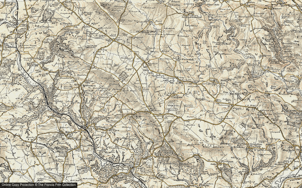 Old Map of Broomyshaw, 1902 in 1902