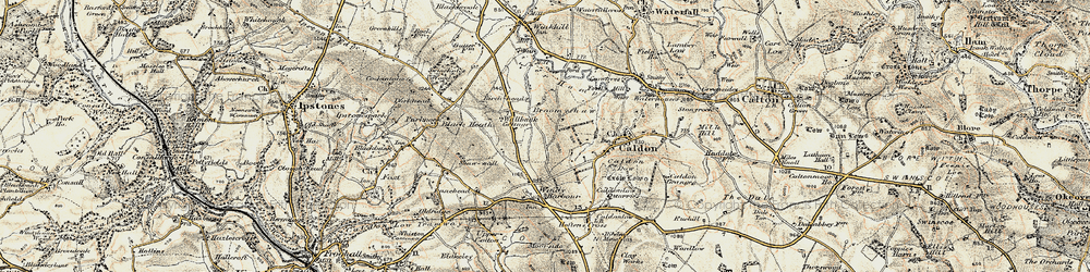 Old map of Broomyshaw in 1902