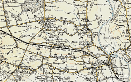 Old map of Brotheridge Green in 1899-1901
