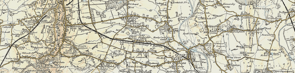 Old map of Brotheridge Green in 1899-1901