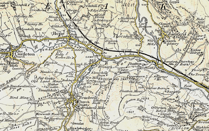 Old map of Brough in 1902-1903