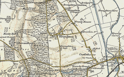Old map of Broughton Vale in 1903-1908