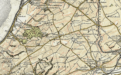 Old map of Broughton Moor in 1901-1904