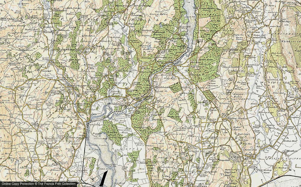 Old Map of Brow Edge, 1903-1904 in 1903-1904