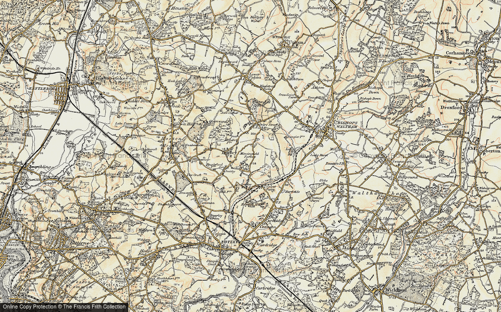 Old Map of Brown Heath, 1897-1900 in 1897-1900