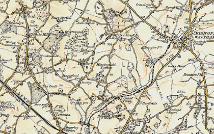 Old map of Brown Heath in 1897-1900