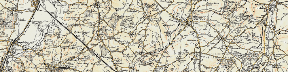 Old map of Brown Heath in 1897-1900