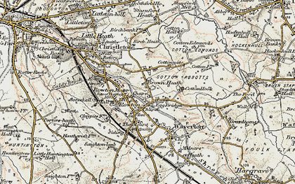 Old map of Brown Heath in 1902-1903