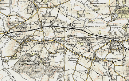 Old map of Brown Moor in 1903