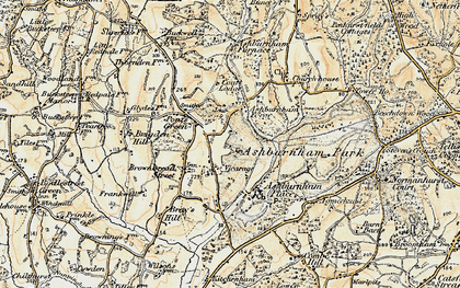 Brownbread Street 1898 Rnc653030 Index Map 