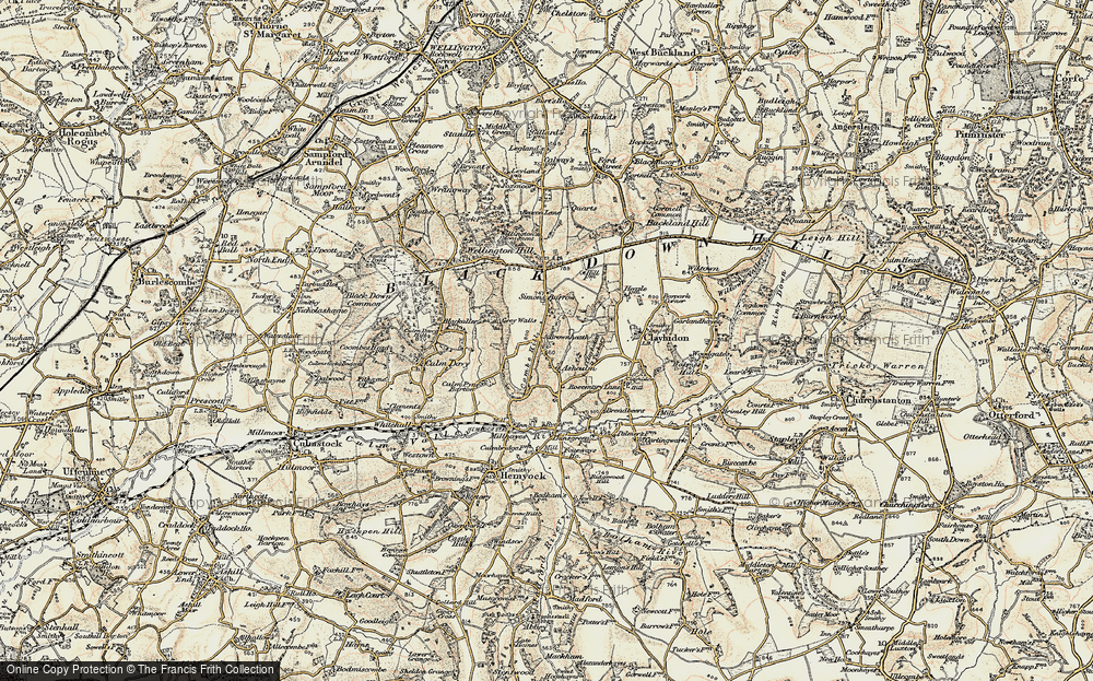 Old Map of Brownheath, 1898-1900 in 1898-1900