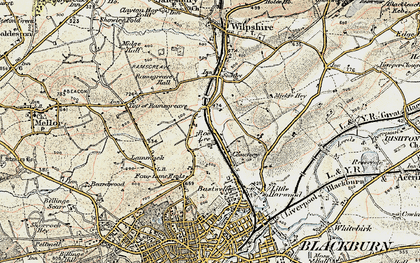 Old map of Brownhill in 1903