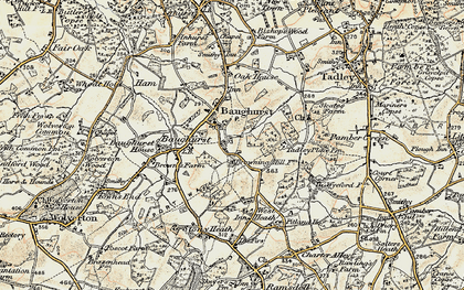 Old map of Browninghill Green in 1897-1900