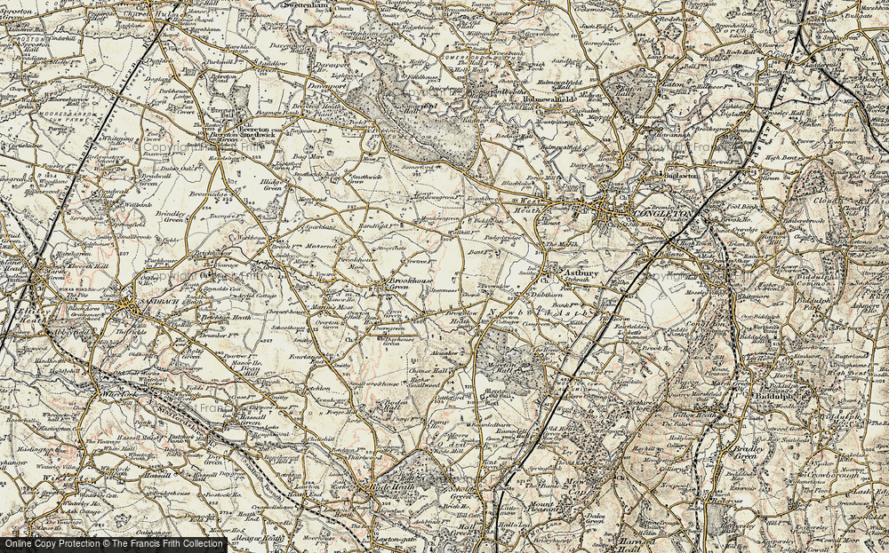 Old Map of Brownlow, 1902-1903 in 1902-1903