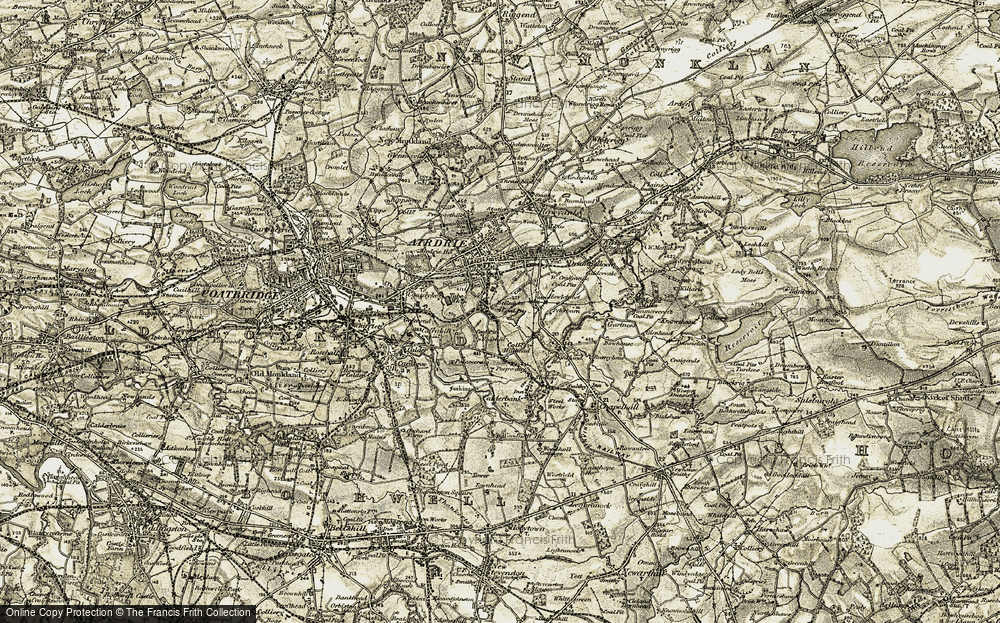 Old Map of Brownsburn, 1904-1905 in 1904-1905