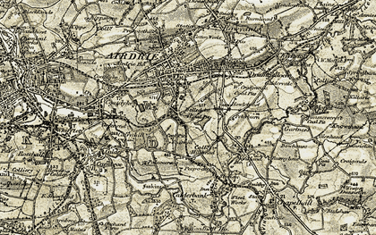 Old map of Brownsburn in 1904-1905