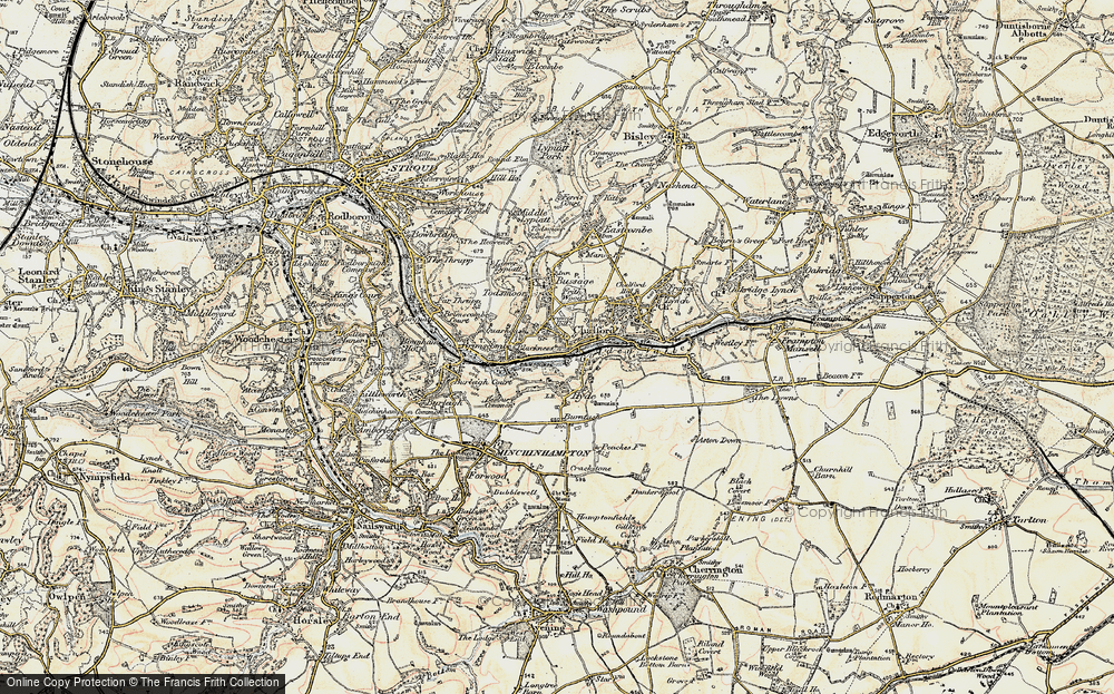 Old Map of Brownshill, 1898-1900 in 1898-1900