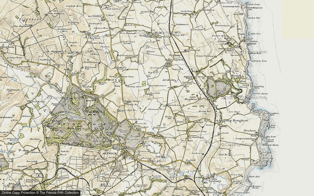 Old Map of Broxfield, 1901-1903 in 1901-1903