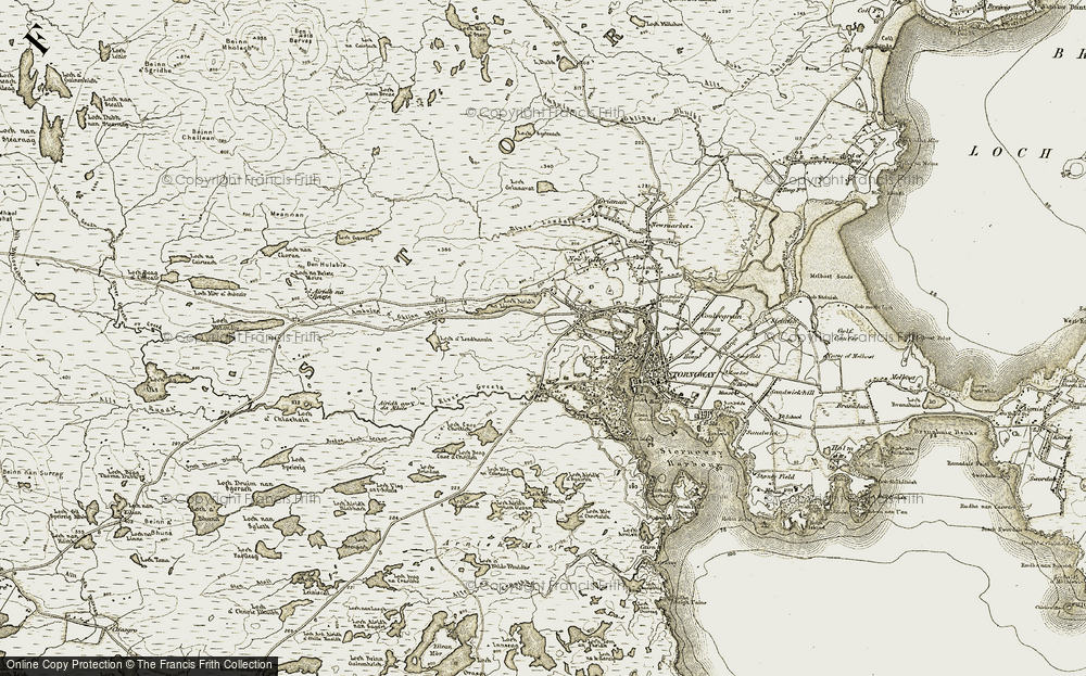 Old Map of Bruach Màiri, 1909-1911 in 1909-1911