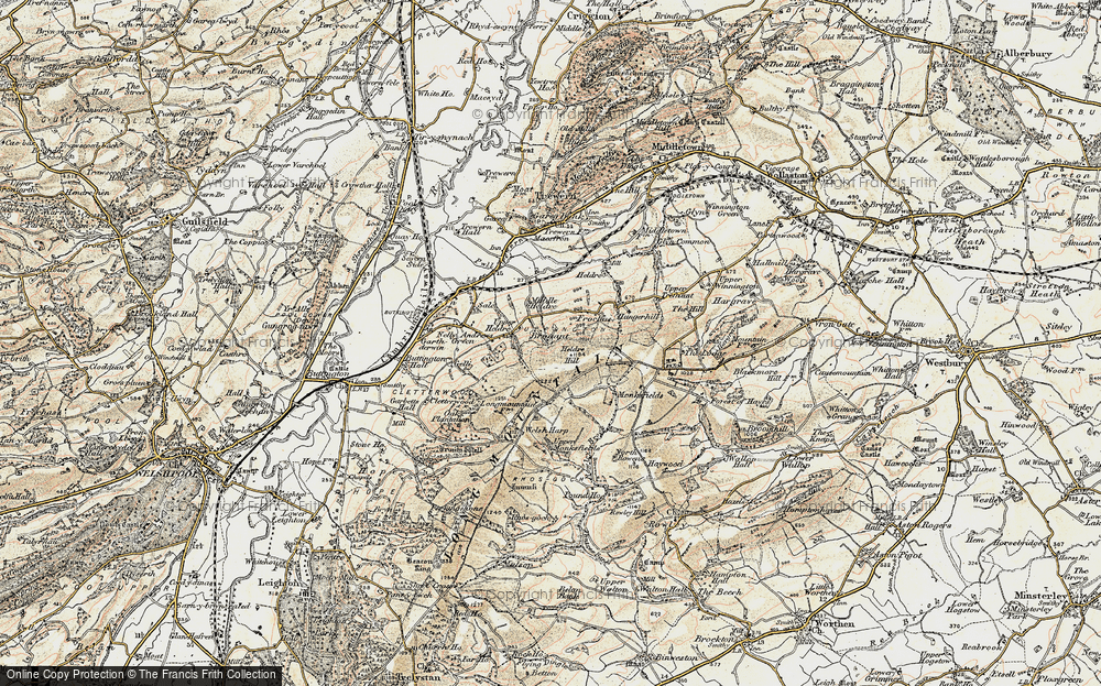 Old Map of Brunant, 1902-1903 in 1902-1903