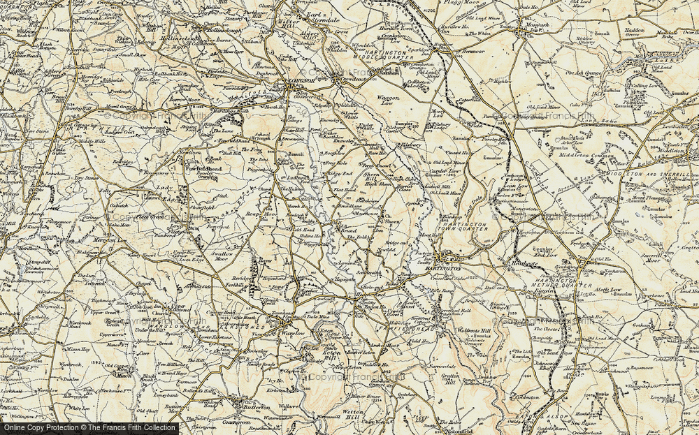 Old Map of Brund, 1902-1903 in 1902-1903