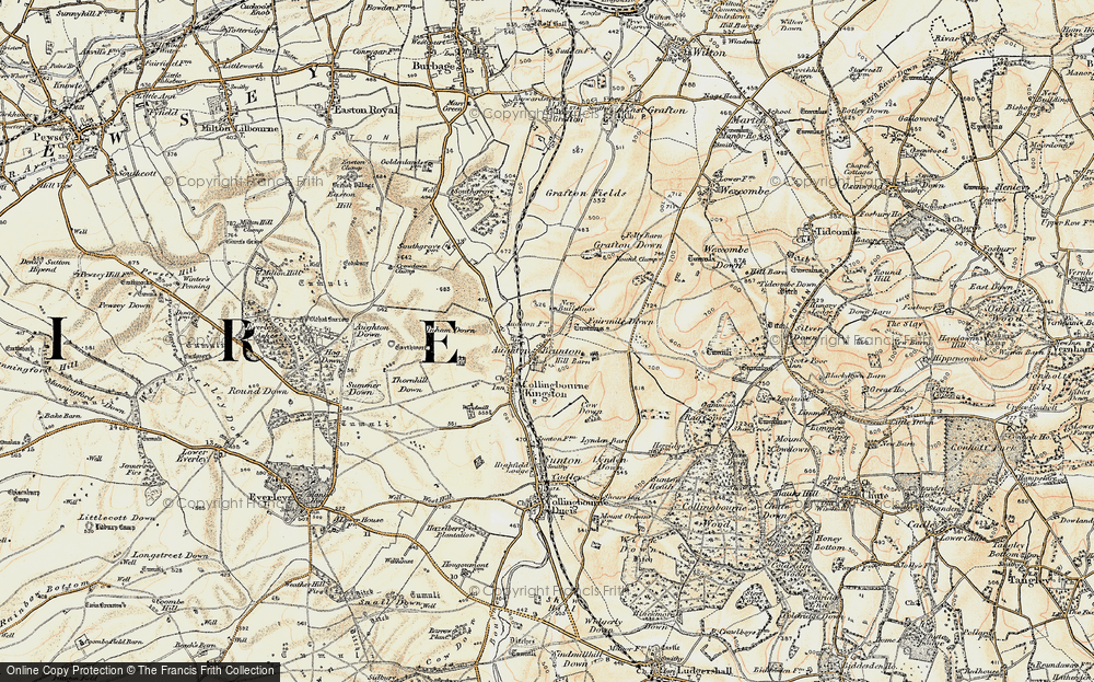 Old Map of Brunton, 1897-1899 in 1897-1899