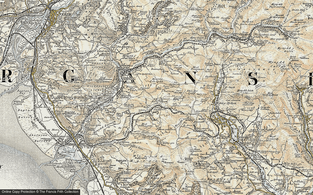 Old Map of Bryn, 1900-1901 in 1900-1901