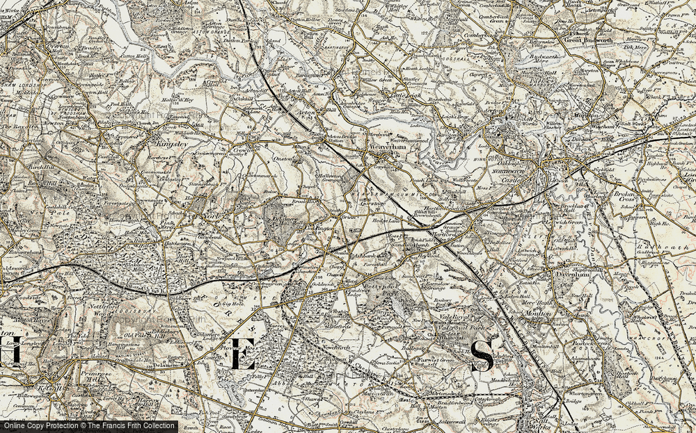 Old Map of Bryn, 1902-1903 in 1902-1903